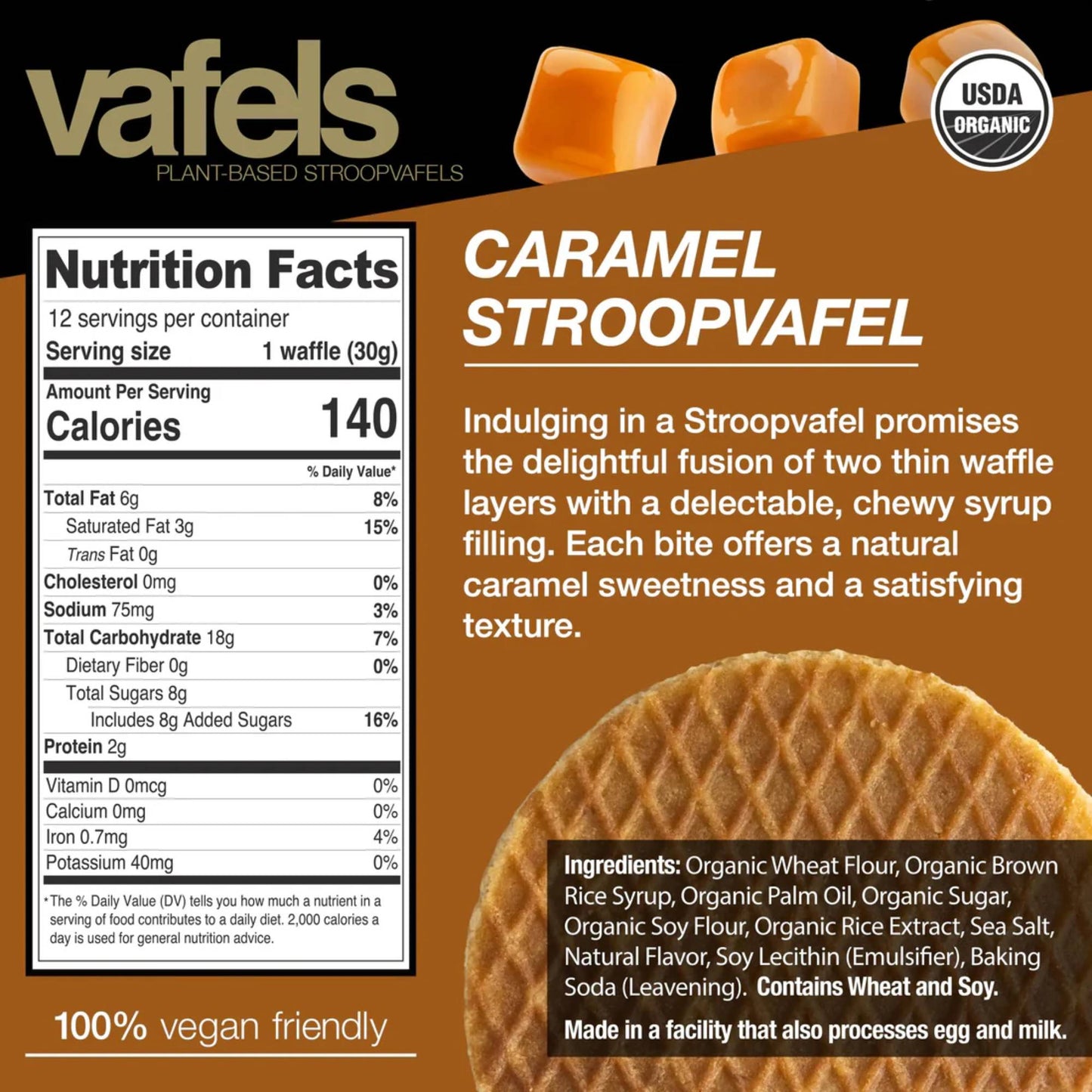 Vafels – Caramel Stroopvafels (9/16/25 Exp)