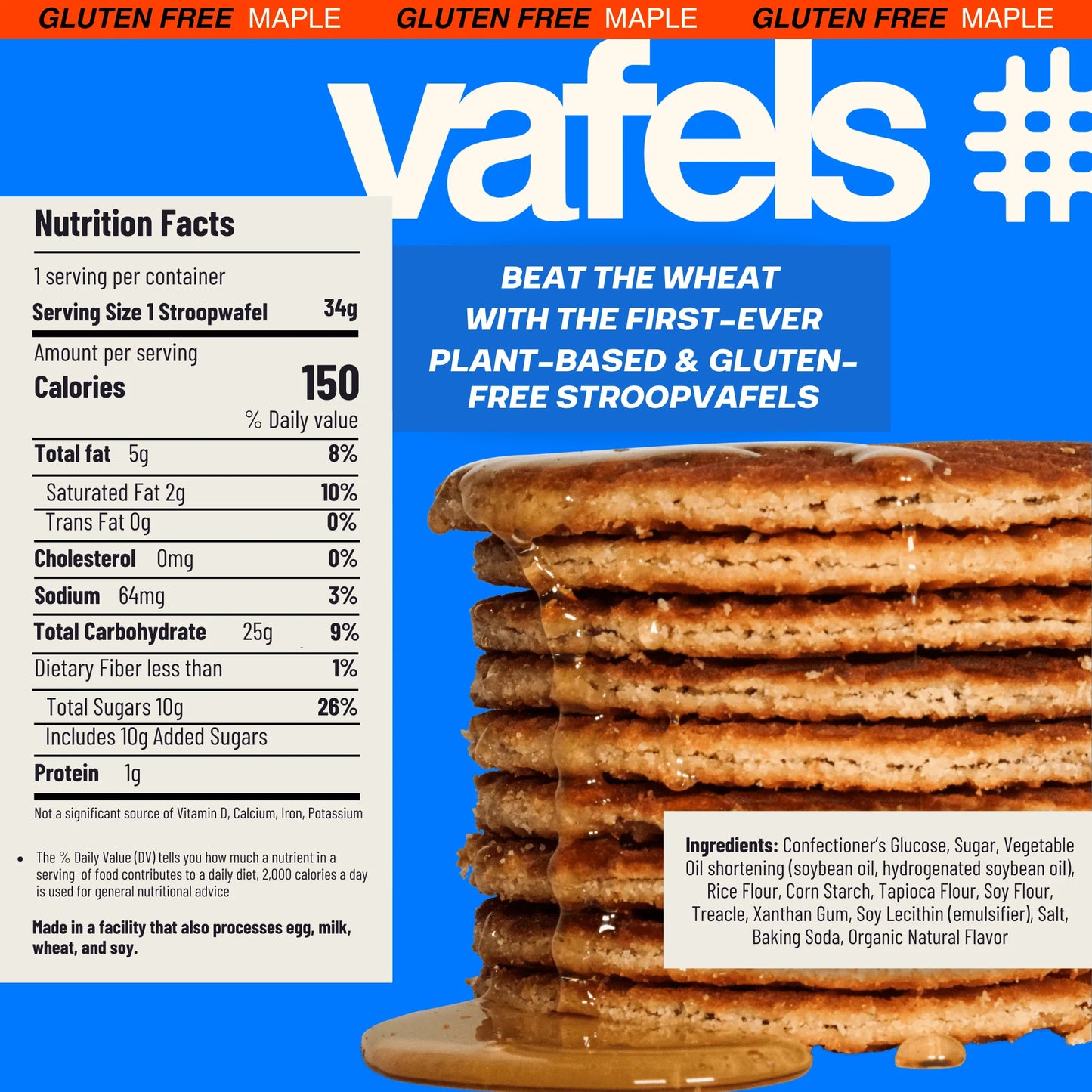 Vafels – Maple Gluten Free Stroopvafels