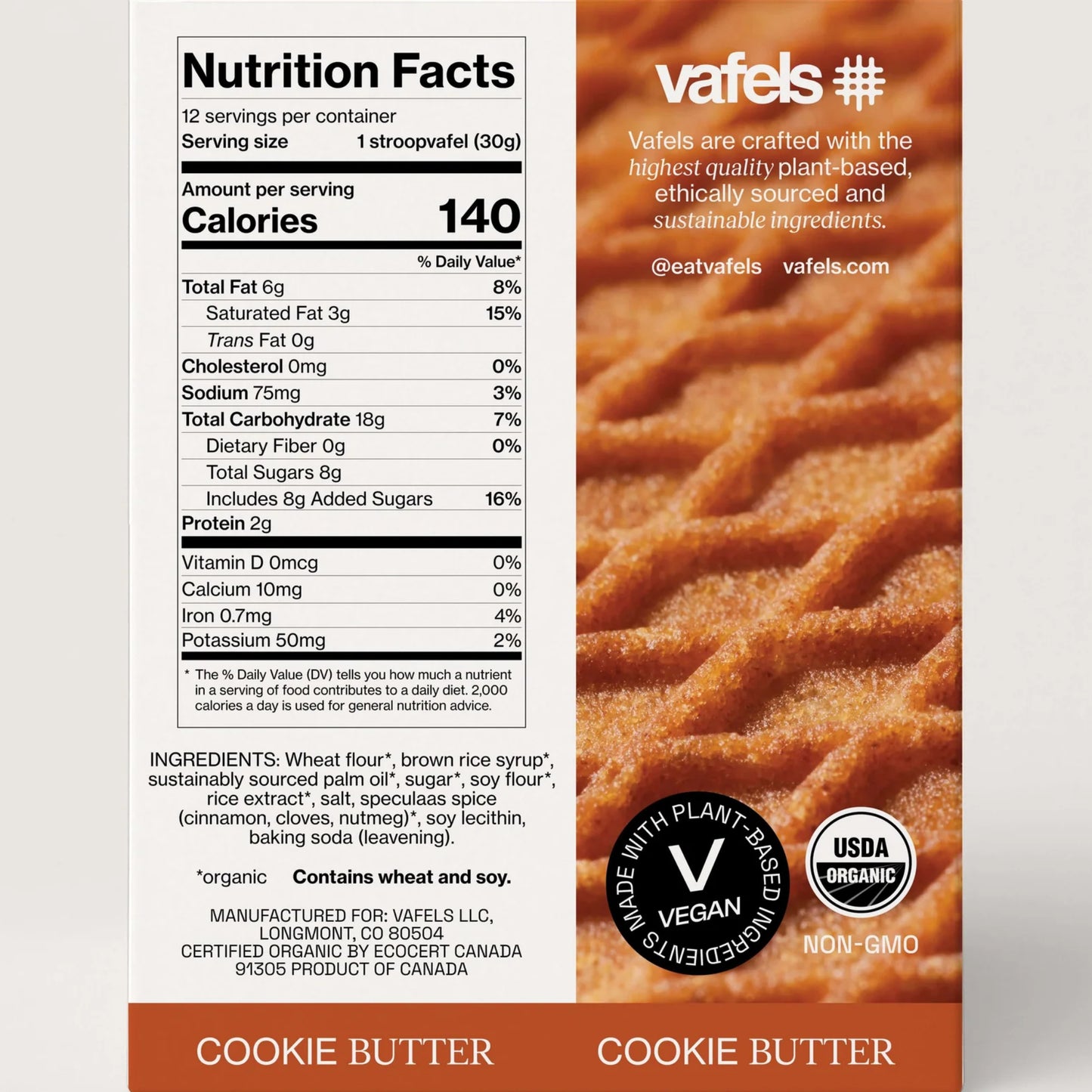 Vafels - Cookie Butter Stroopvafels