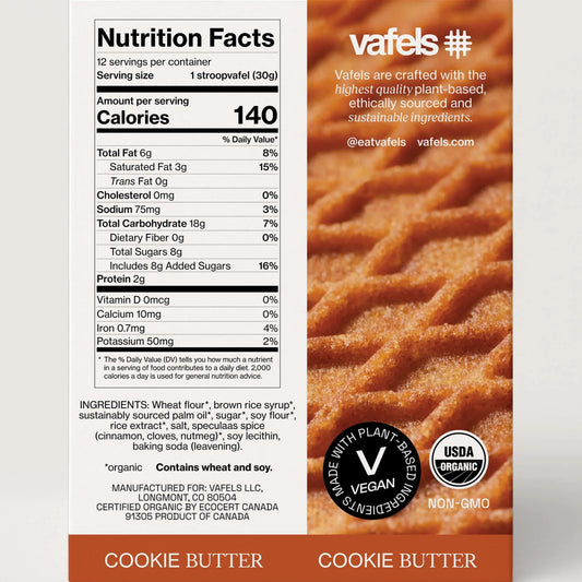 Vafels - Cookie Butter Stroopvafels