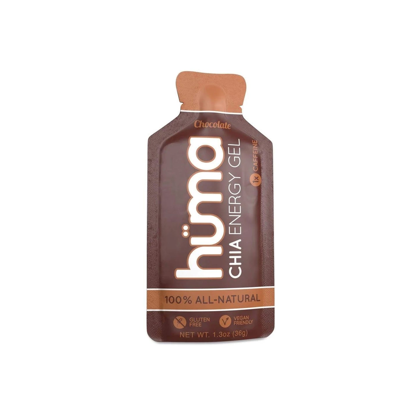 Huma – Chia Energy Gel Chocolate 1x Caffeine 36g