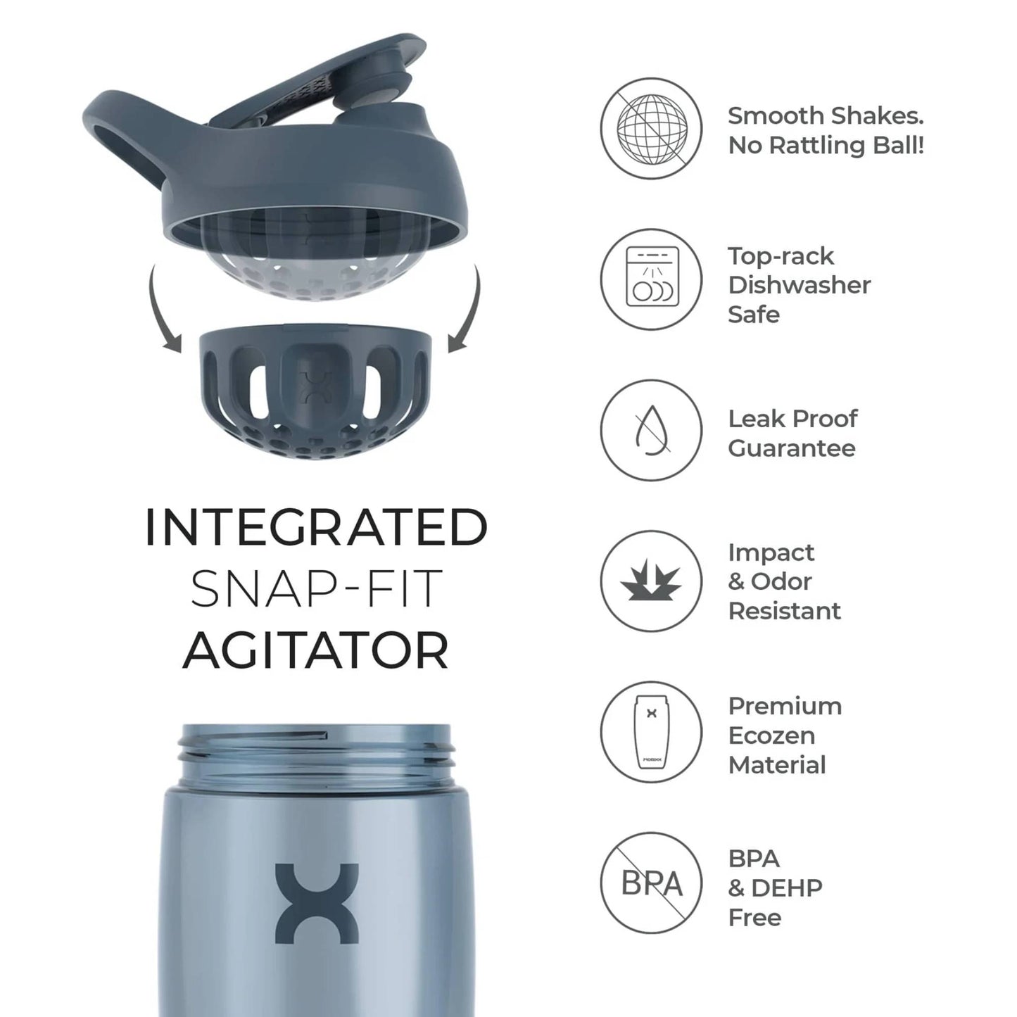 Promixx - Pursuit Ecozen Shaker Bottle SEA GRASS GREEN 950ml