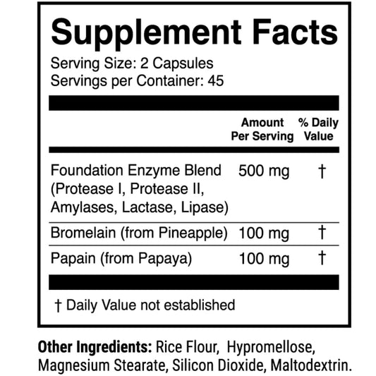 1st Phorm - Digestive Enzymes 90caps