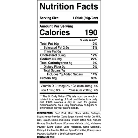 1st Phorm - Protein Meat Sticks BARBECUE SEASONED 1stick