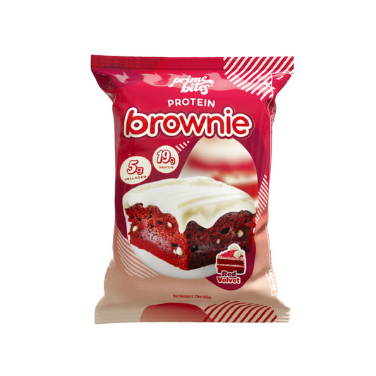 ALPHA PRIME BITES - PROTEIN BROWNIE RED VELVET