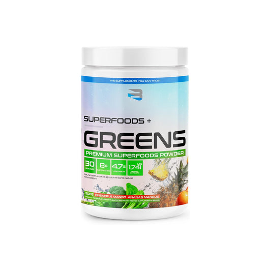 BELIEVE - Superfoods + Greens PINEAPPLE MANGO 30svg (1/1/26 Exp)