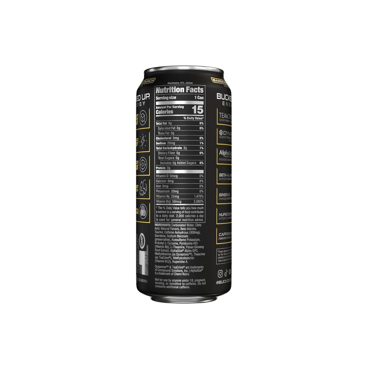 Bucked Up – Energy Drink BAREKNUCKLE PUNCH 473ML