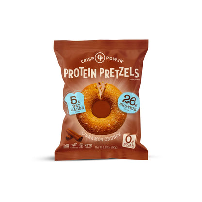 Crisp Power - Protein Pretzels CINNAMON CRUNCH 50g