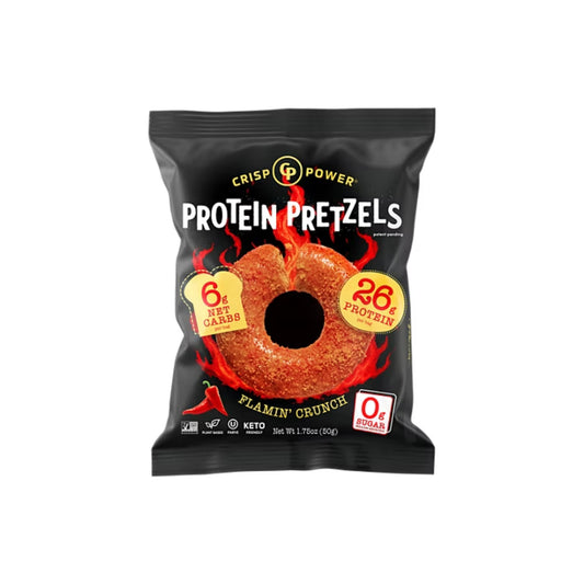Crisp Power - Protein Pretzels FLAMIN CRUNCH 50g