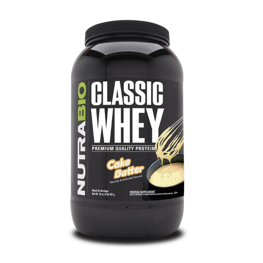 Nutrabio - Classic Whey CAKE BATTER 2lbs