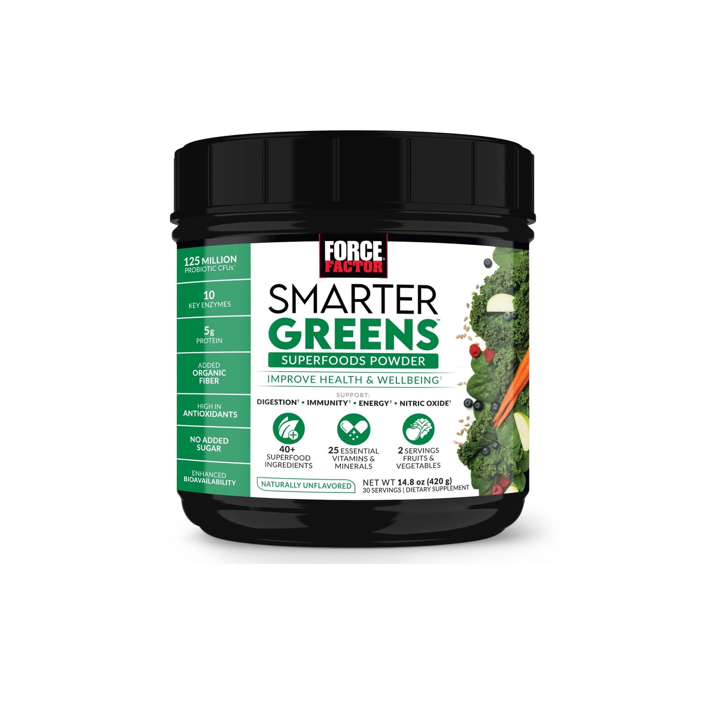 Force Factor - Smarter Greens Superfoods Powder 420g