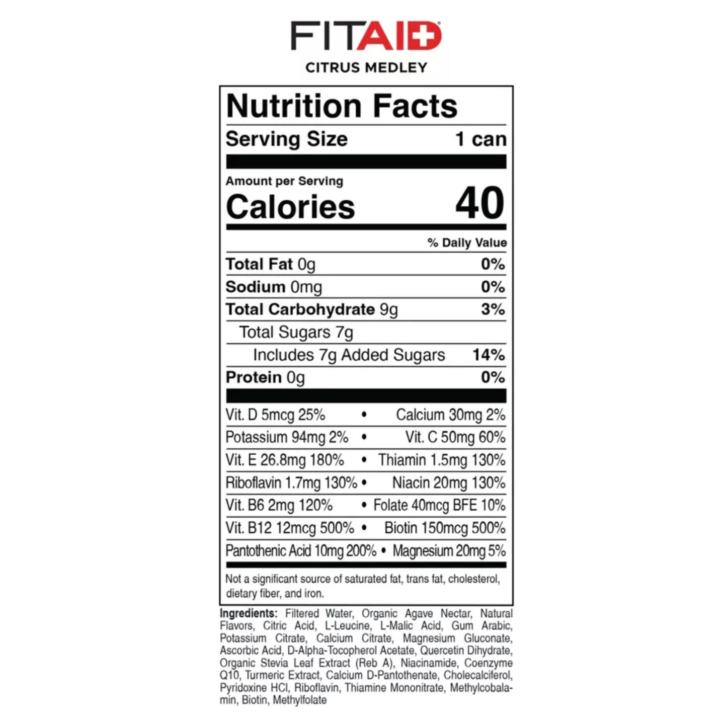 FITAID - Low Calorie Recovery + CITRUS MEDLEY 355ML