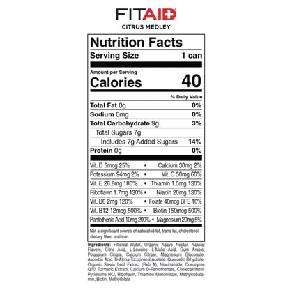 FITAID - Low Calorie Recovery + CITRUS MEDLEY 355ML