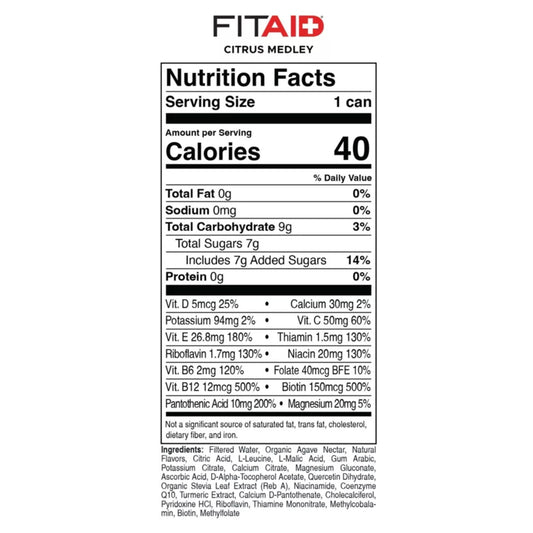 FITAID - Low Calorie Recovery + CITRUS MEDLEY 355ML
