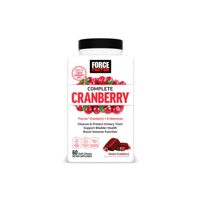 Force Factor - Complete Cranberry SWEET CRANBERRY 60 soft chews