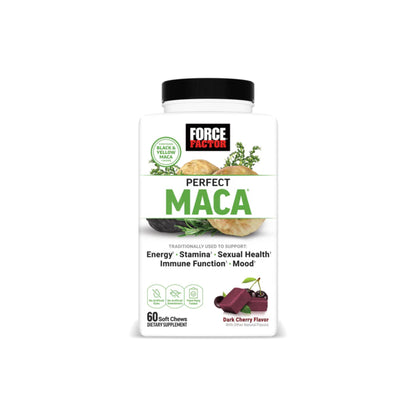 Force Factor - Perfect Maca DARK CHERRY 60 soft chews