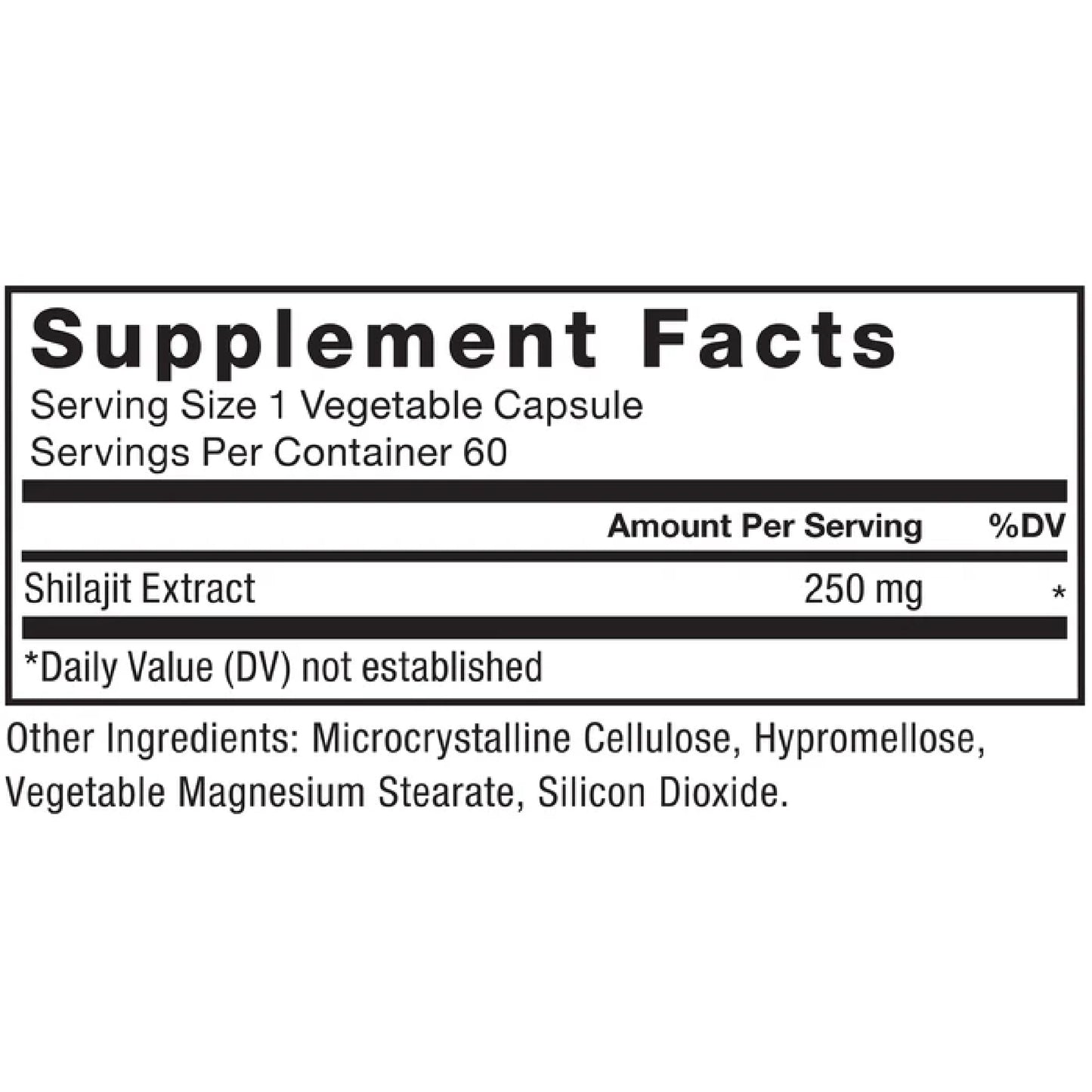 Force Factor - SHILAJIT 60 Capsules
