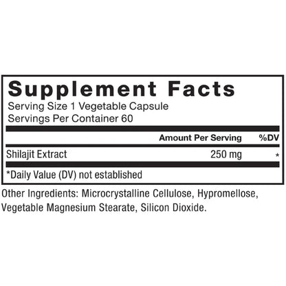 Force Factor - SHILAJIT 60 Capsules