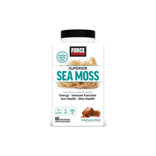 Force Factor - Superior Sea Moss SALTED CARAMEL 60 soft chews