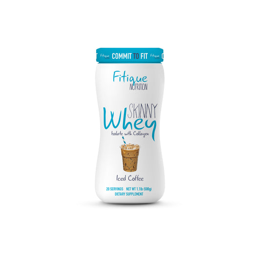 Fitique Nutrition - Skinny Whey Isolate ICED COFFEE 1.1Lb
