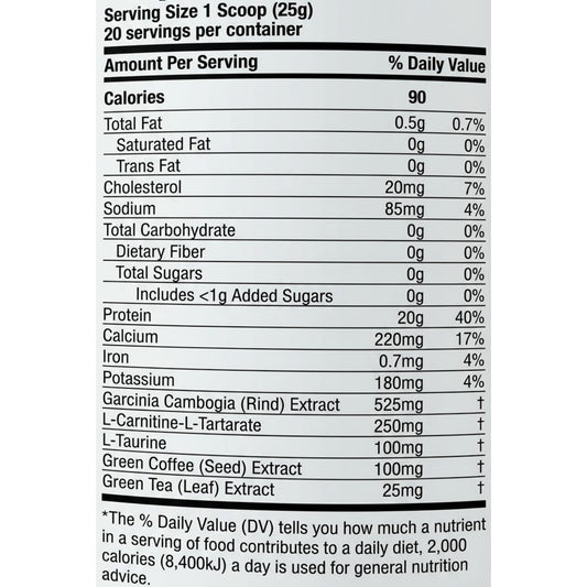 Fitique Nutrition - Protein Whey Isolate VANILLA MACARON 1.1Lb
