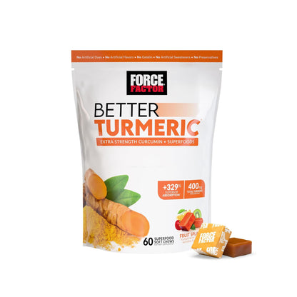 Force Factor - Better Turmeric FRUIT SPLASH 60 soft chews