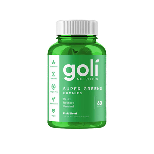Goli - Supergreens 60 Gummies (12/1/25 Exp)