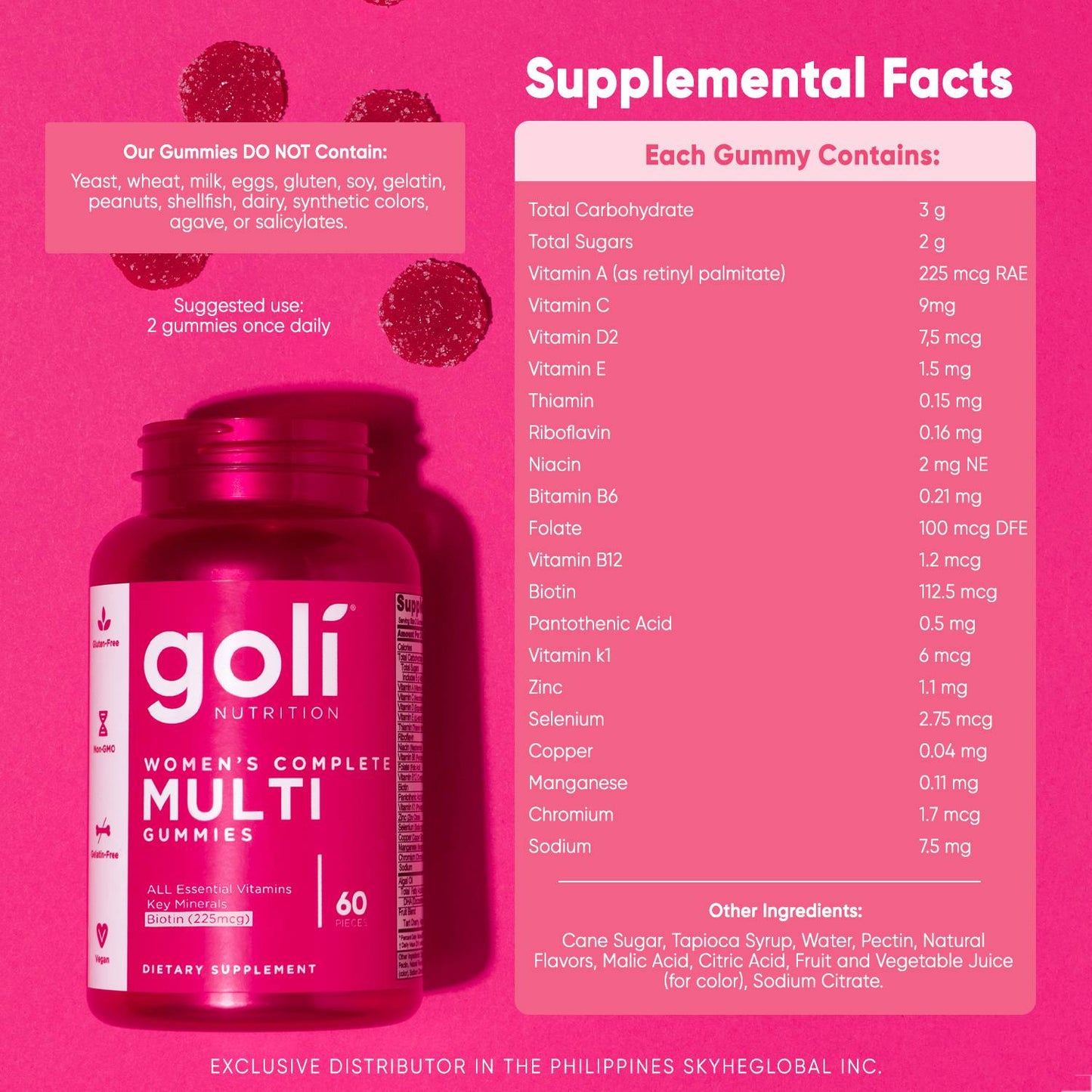 Goli - Women's Complete Multi 60 Gummies