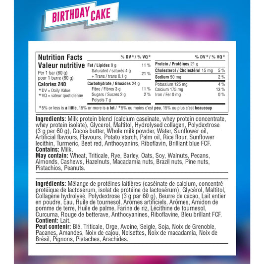 Grenade – Protein Bar BIRTHDAY CAKE (Best Before End: 7/31/26)