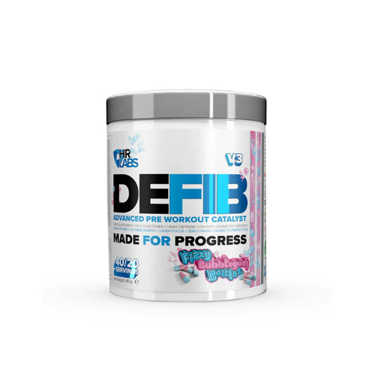 HR LABS - Defib V3 FIZZY BUBBLEGUM BOTTLES 440g (Slightly Clumped)