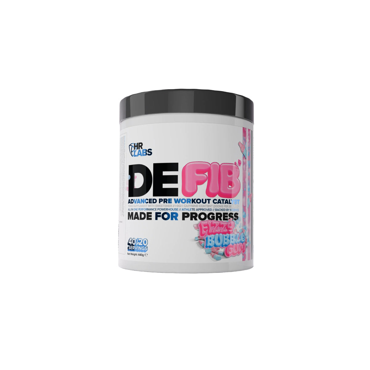 HR LABS - Defib V4 FIZZY BUBBLE GUM 420g