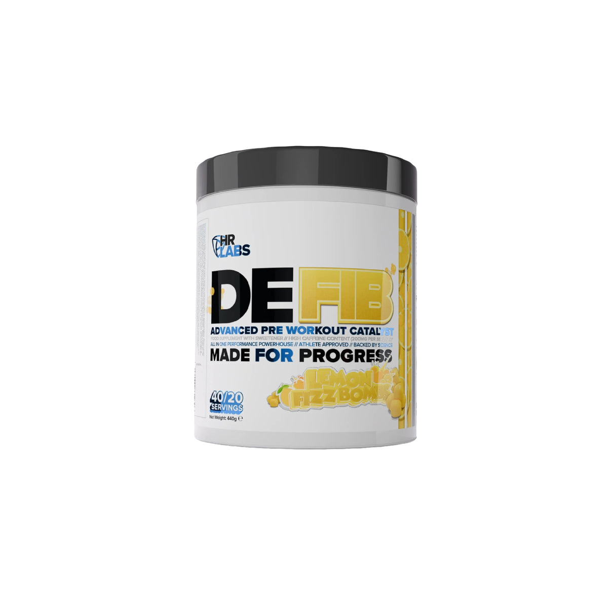 HR LABS - Defib V4 LEMON FIZZBOMBS 420g