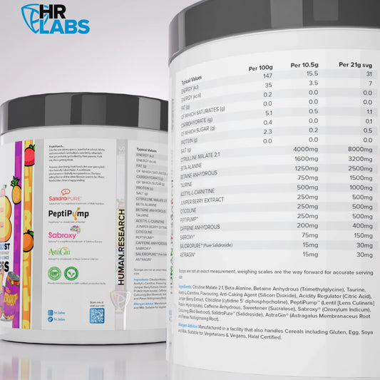 HR LABS - Defib V4 FRUIT PUNCH 420g