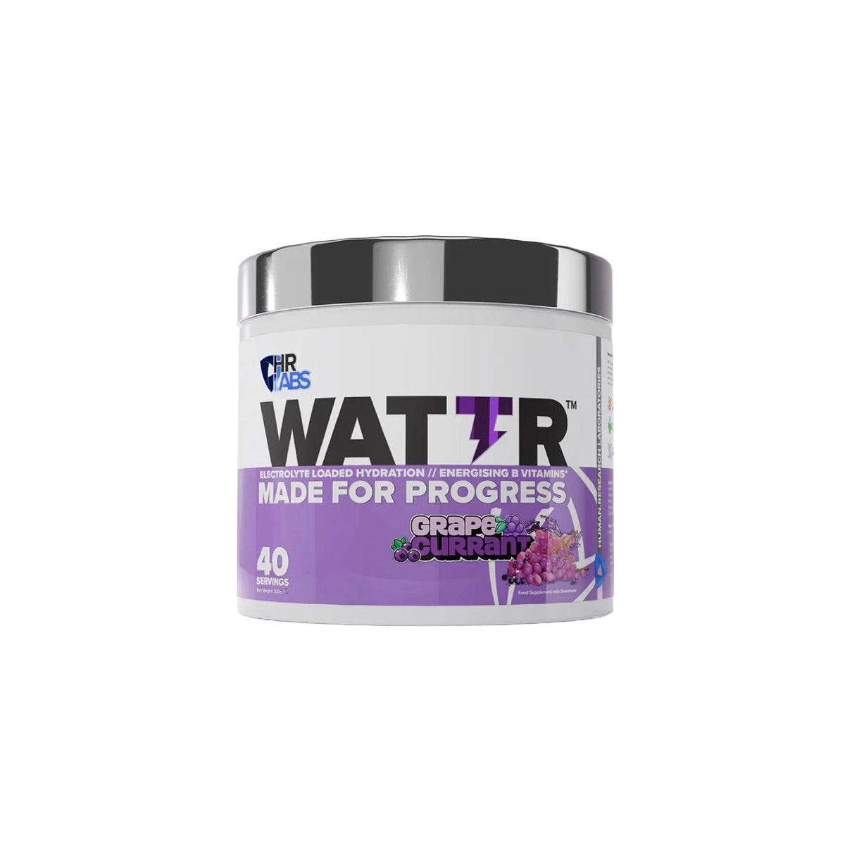 HR LABS - Wattr Electrolytes Loaded Hydration GRAPE CURRANT 320g