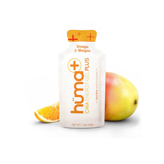 HUMA + CHIA ENERGY GEL PLUS – ORANGES & MANGOES 42g
