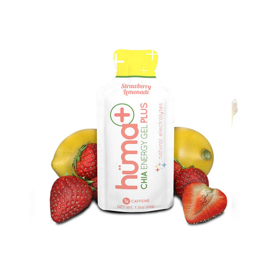 HUMA + CHIA ENERGY GEL PLUS - Strawberry Lemonade Caffeine 1x Caffeine 44g