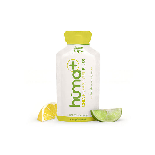 HUMA + CHIA ENERGY GEL PLUS – Lemons and Limes Caffeine 42g