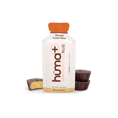 HUMA + CHIA ENERGY GEL PLUS – CHOCOLATE PEANUT BUTTER 37g