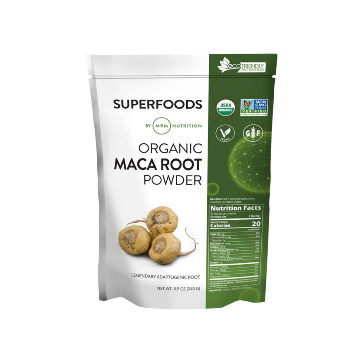 MRM - Superfoods - Organic Maca Root Powder 240g (12/1/26 Exp)