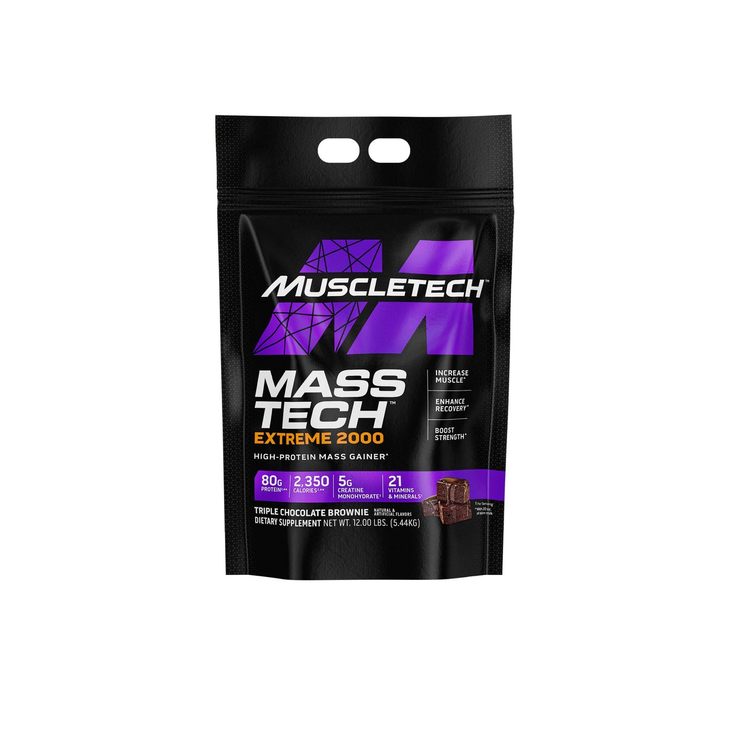 Muscletech – MassTech Extreme 2000 TRIPLE CHOCOLATE BROWNIE 12Lbs