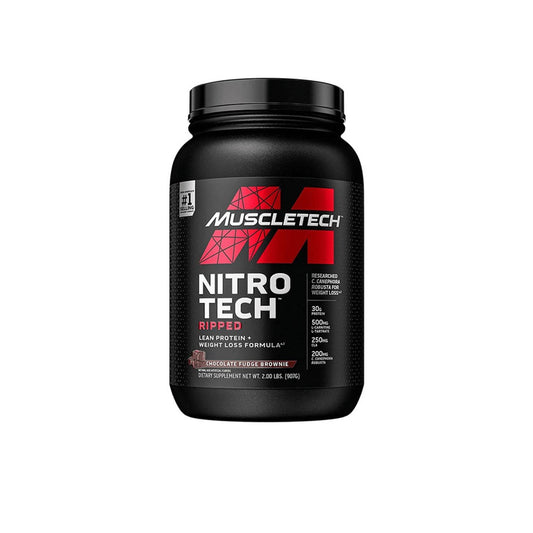 Muscletech – Nitrotech Ripped CHOCOLATE FUDGE BROWNIE 2lbs