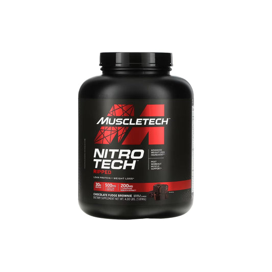 Muscletech – Nitrotech Ripped CHOCOLATE FUDGE BROWNIE 4Lbs