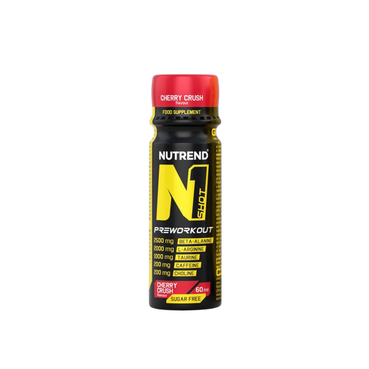 NUTREND - N1 SHOT PRE-WORKOUT CHERRY CRUSH 60ml