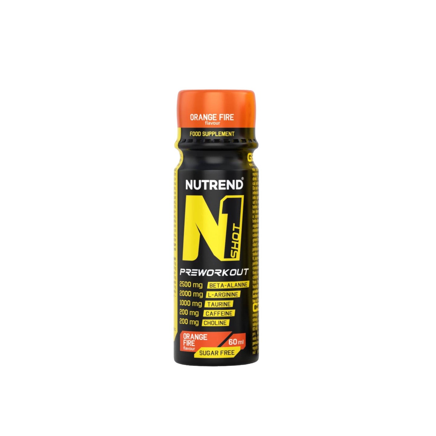 NUTREND - N1 SHOT PRE-WORKOUT ORANGE FIRE 60ml
