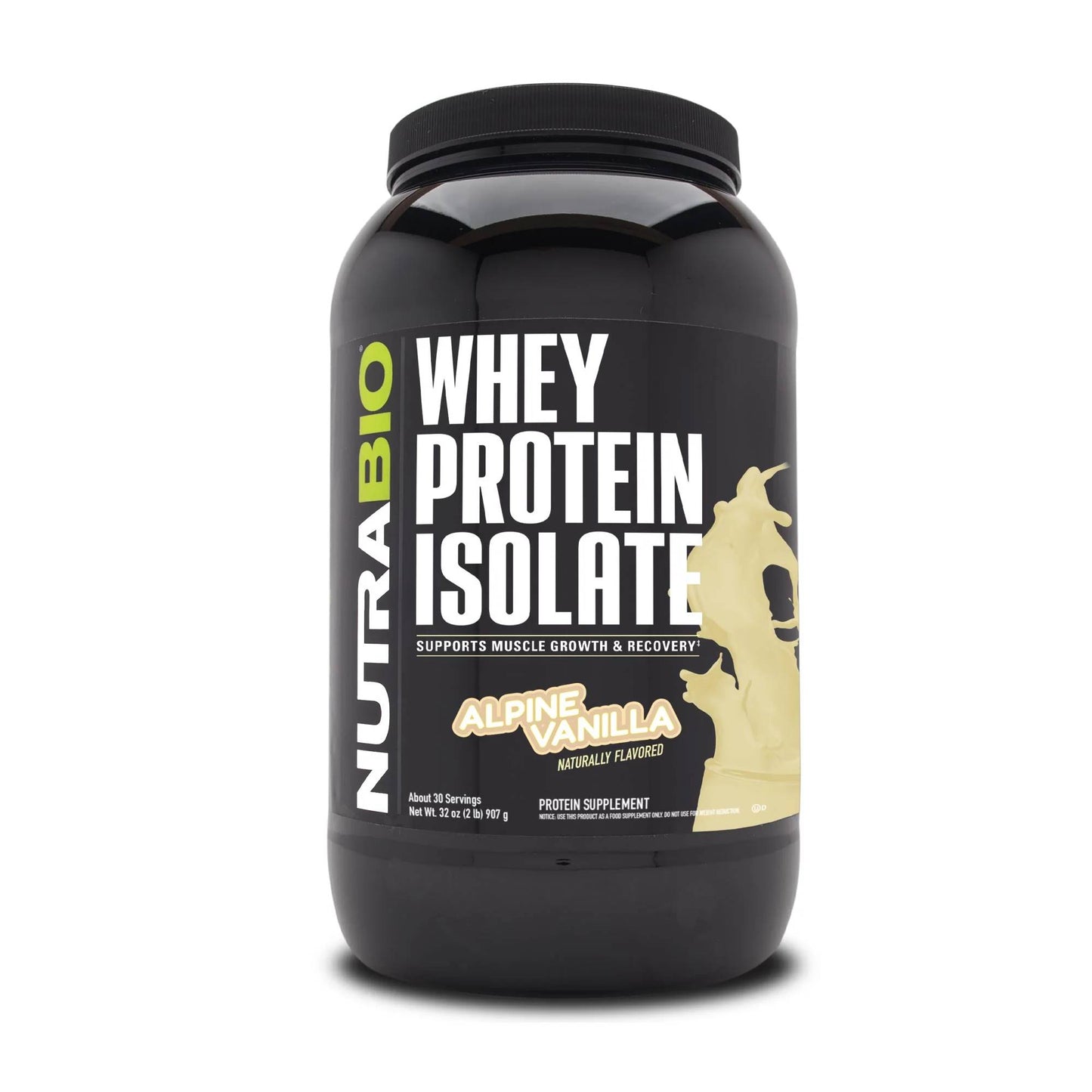 Nutrabio – Whey Protein Isolate ALPINE VANILLA 2lbs