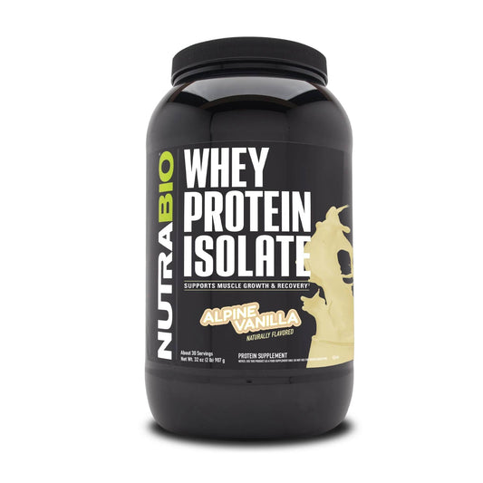 Nutrabio – Whey Protein Isolate ALPINE VANILLA 2lbs