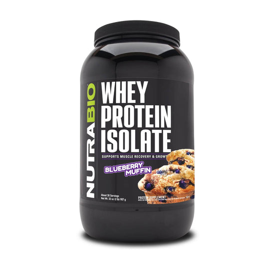 Nutrabio – Whey Protein Isolate BLUEBERRY MUFFIN 2lbs