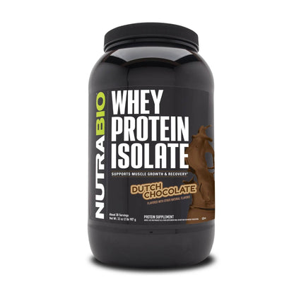 Nutrabio – Whey Protein Isolate DUTCH CHOCOLATE 2lbs