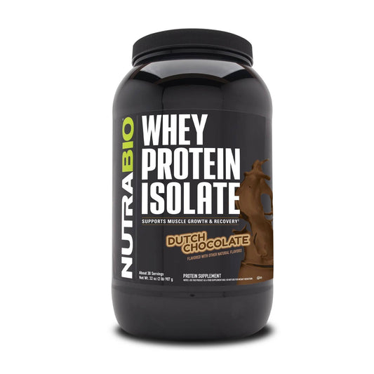 Nutrabio – Whey Protein Isolate DUTCH CHOCOLATE 2lbs