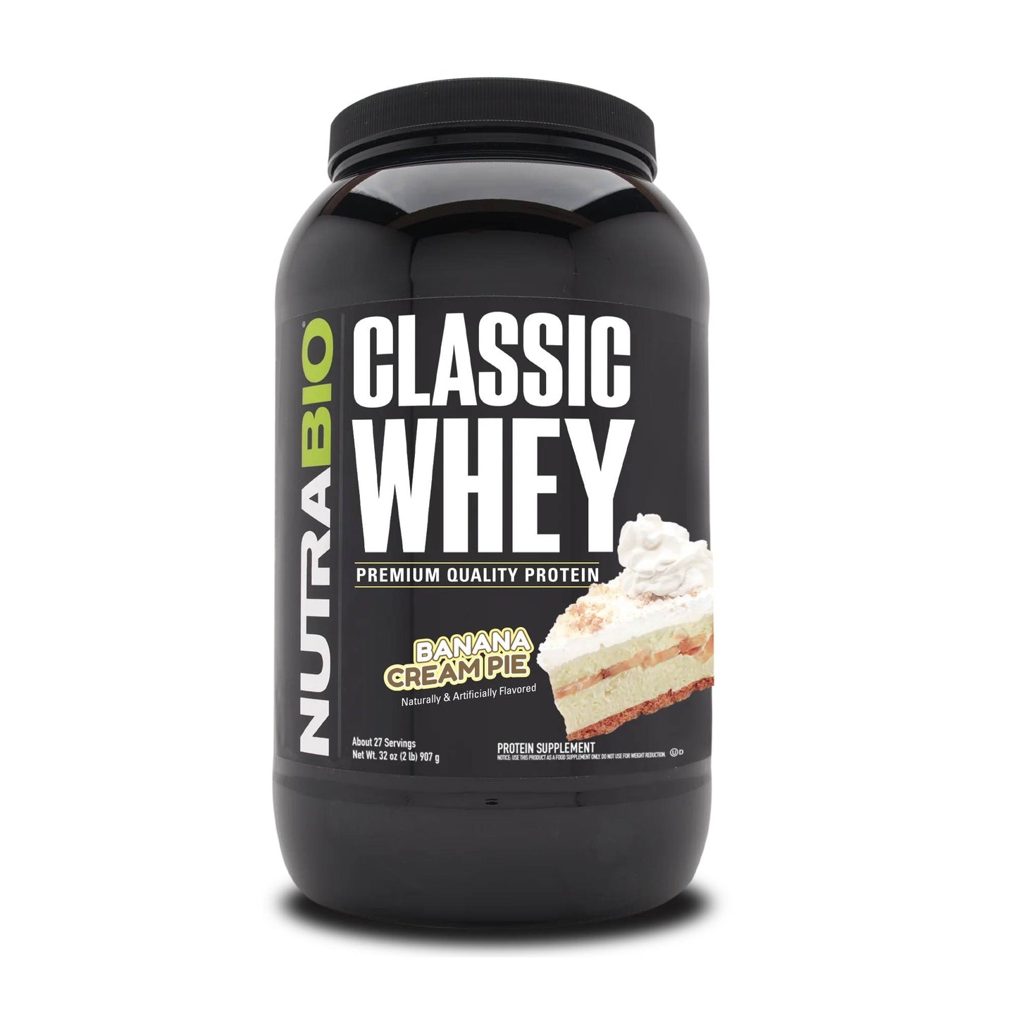 Nutrabio - Classic Whey BANANA CREAM PIE 2lbs